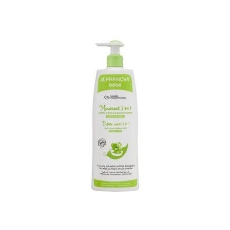 ALPHANOVA BEBE Organiczny Płyn do Kąpieli dla dzieci 3w1 500ml